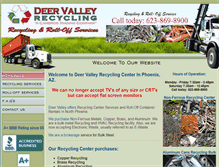 Tablet Screenshot of deervalleyrecycling.com